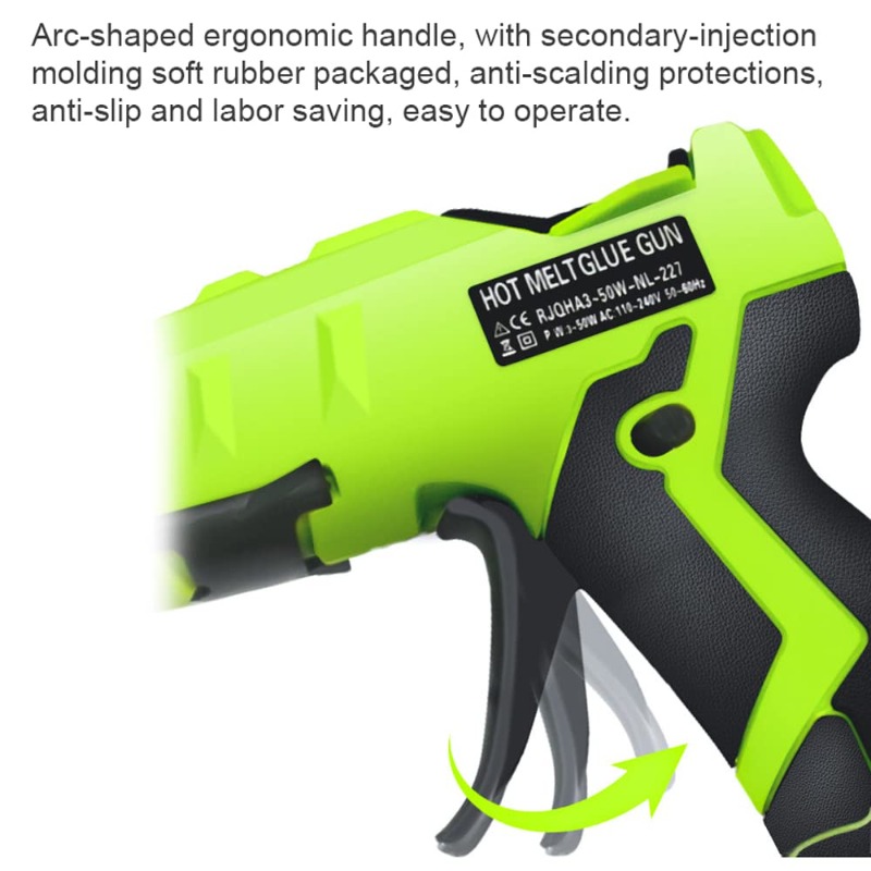 Hot Melt Glue Gun Cordless - ปืนเชื่อมกาวร้อนไร้สาย HAKSINKY DIY สำหรับแบตเตอรี่ Makita/Milwaukee/Bosch/Black&Decker 18/20V