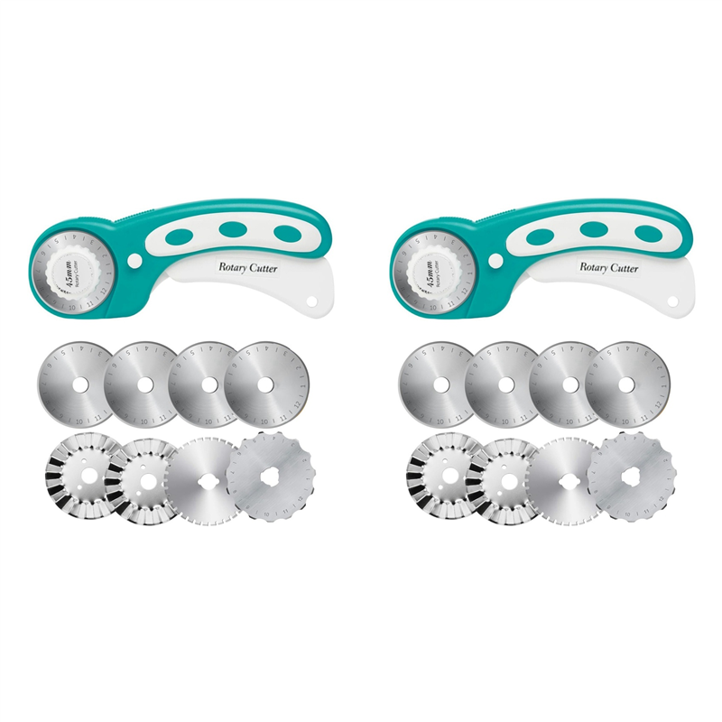 【วันนี้เท่านั้น!】เครื่องตัดผ้า - Rotary Cutter For Fabric 45Mm บทวิจารณ์และราคา