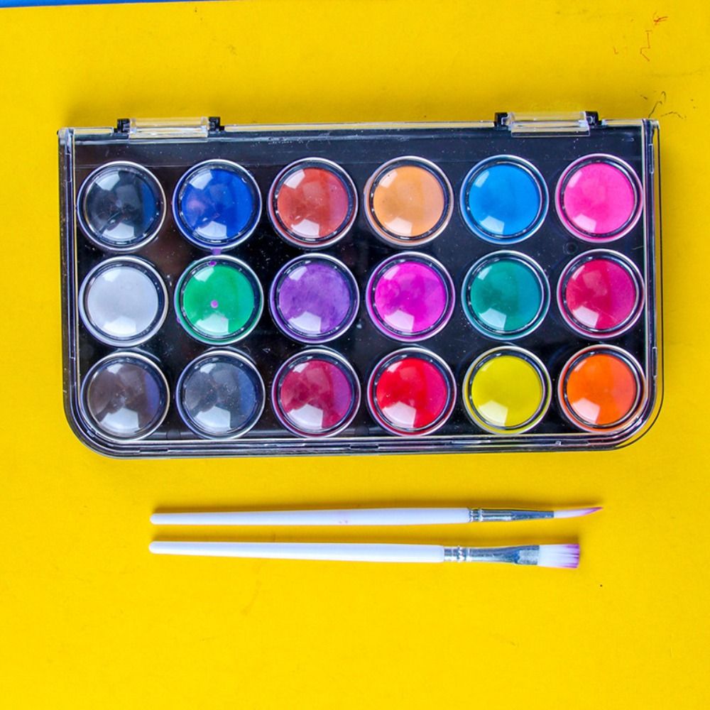 12/18/24/36 สีทึบสีน้ําชุด MET - Watercolor Paint Set Solid Pigment บทวิจารณ์และราคา