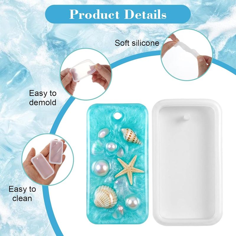 10 ชุดแม่พิมพ์หล่อเรซินสำหรับท - Silicone Epoxy Resin Molds Set บทวิจารณ์และราคา