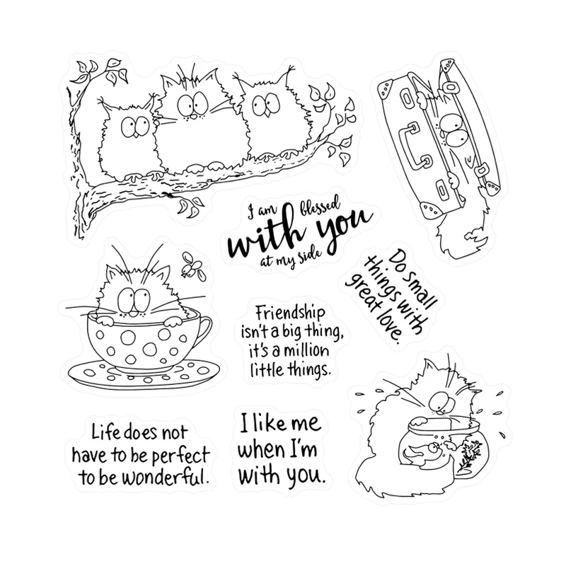 แม่พิมพ์ตัดรูปนกฮูกน่ารักอ้วนๆ - Clear Silicone Stamps For Card Making บทวิจารณ์และราคา